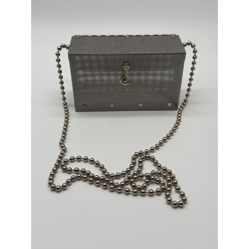 Wendy Stevens Artisan Crossbody Women Small Silver Stainless Steel Handbag